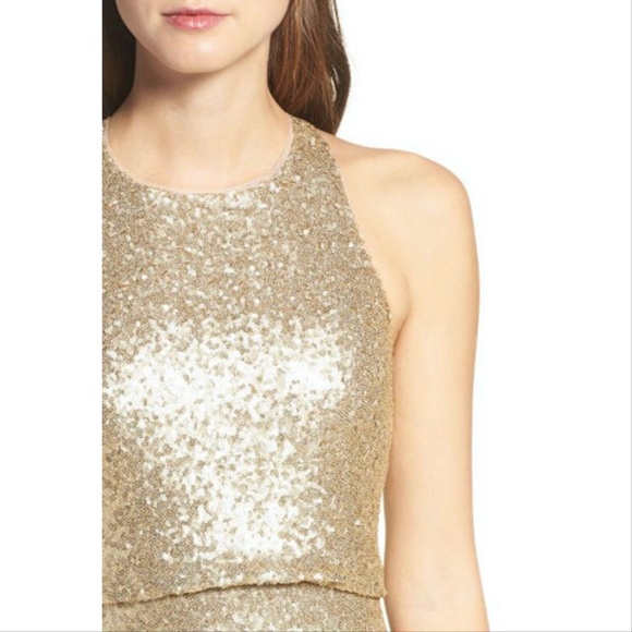 Jenny Yoo Sloane Sequin Blouson Gown - Picture 2 of 6